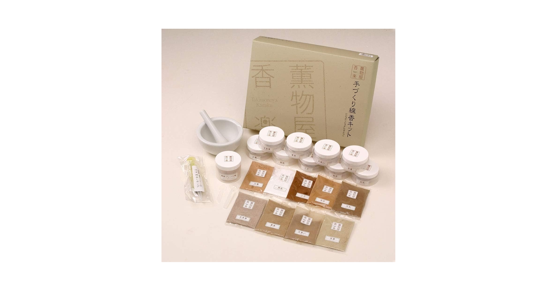 （新品未使用品！！）手作りお線香キット トラディショナルタイプ （薫物屋香楽） Amazon | 手作り線香（お香）キット （トラディショナルタイプ